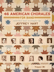 46 American Chorales for Band E Print cover Thumbnail